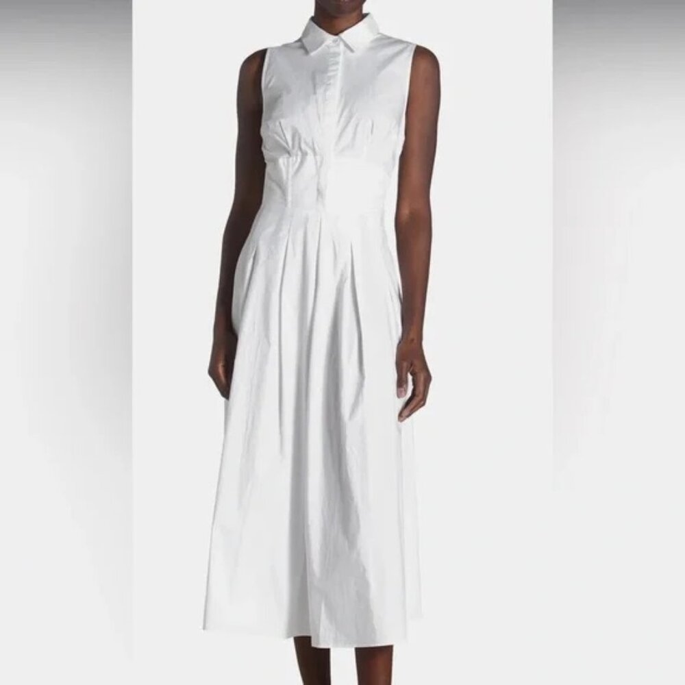 BARDOT ! Levante Cotton Midi Shirtdress (US/8)